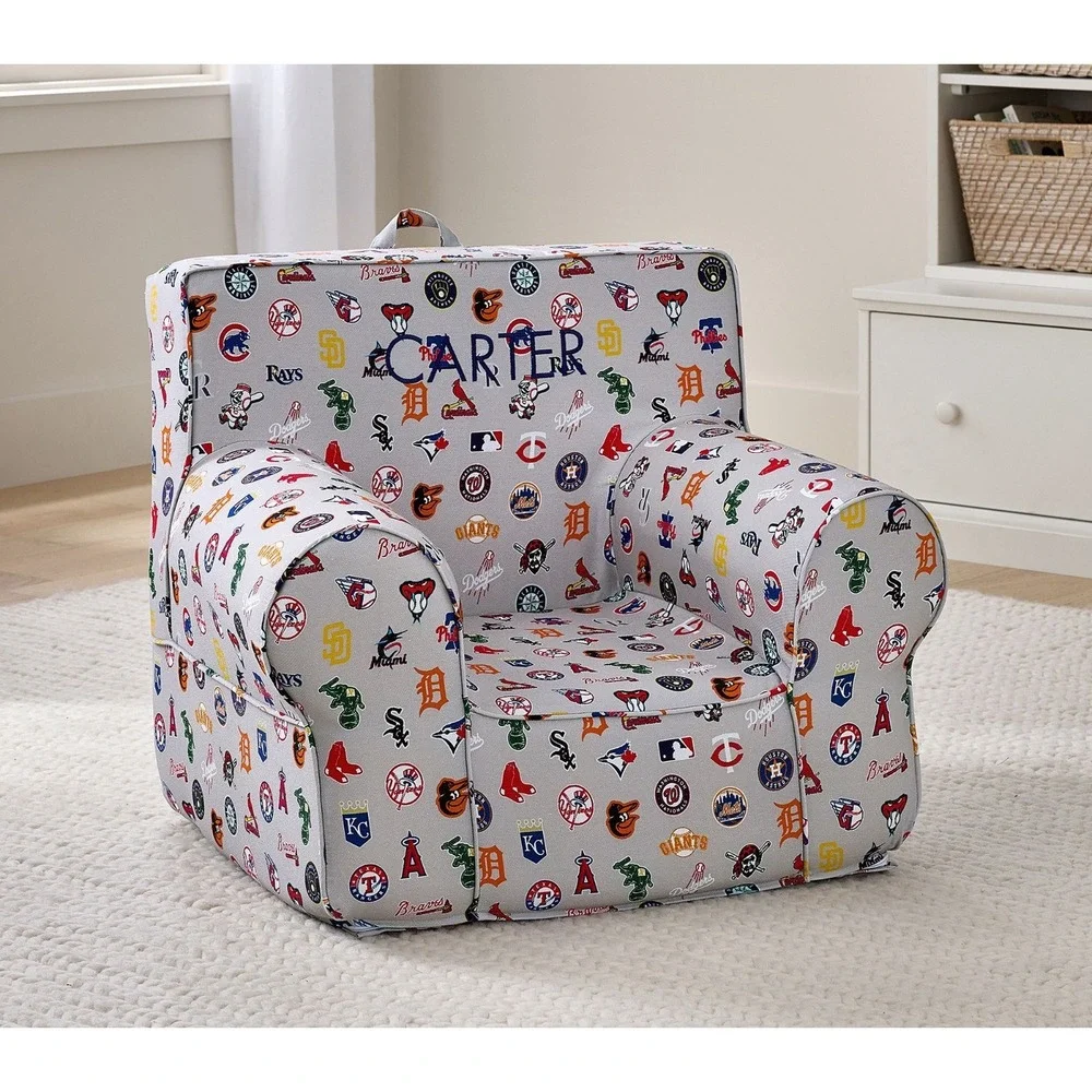 Pottery Barn Kids MLB Major League Baseball Anywhere Chair Slipcover - RAWLINGS
